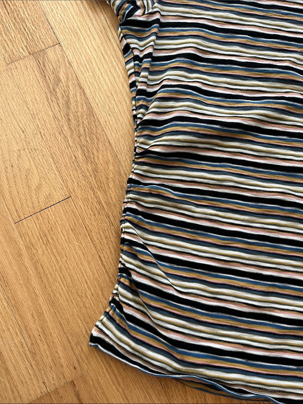Veronica Beard Multi-Stripe Short Sleeve Tee - Picture 4 of 13